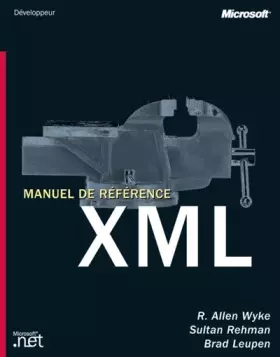 Couverture du produit · Manuel de Référence XML