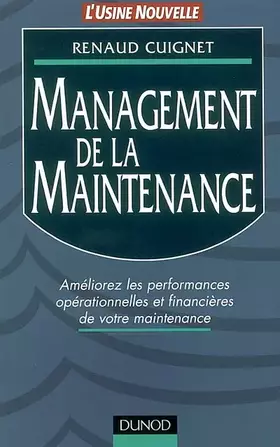 Couverture du produit · Management de la maintenance