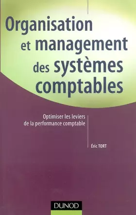 Couverture du produit · Organisation et management des systèmes comptables