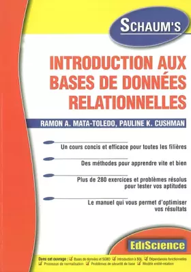 Couverture du produit · Introduction aux bases de données relationnelles