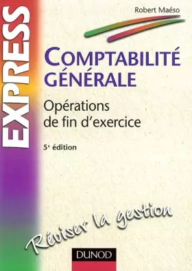 Couverture du produit · Comptabilité générale : Opérations de fin d'exercice