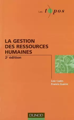 Couverture du produit · La gestion des ressources humaines