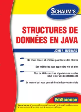 Couverture du produit · Structures de données en Java