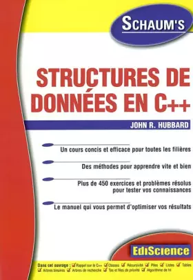 Couverture du produit · Structures de données en C++
