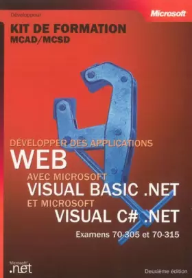 Couverture du produit · Developper des applications web avec visual - basic .net et c# .net - livre de reference - francais