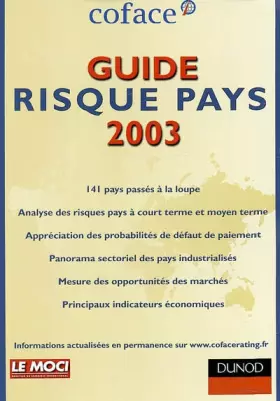 Couverture du produit · Risque pays 2003