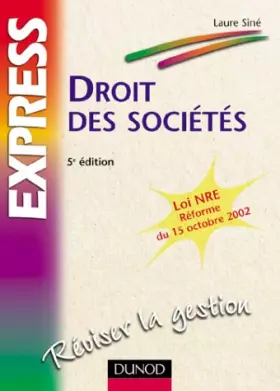 Couverture du produit · Droit des sociétés