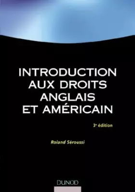 Couverture du produit · Introduction aux droits anglais et américains