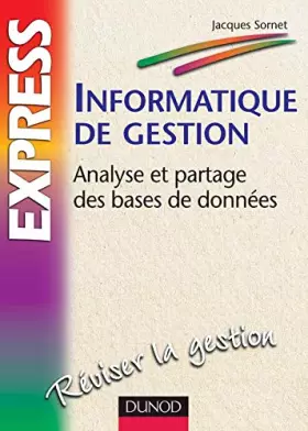 Couverture du produit · Informatique de gestion : Analyse et partage des bases de données