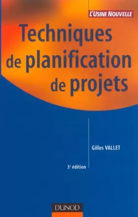 Couverture du produit · Techniques de planification de projets