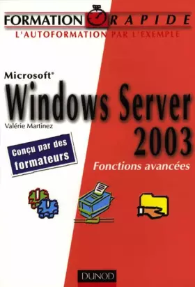 Couverture du produit · Microsoft Windows Server 2003 : Fonctions avancées