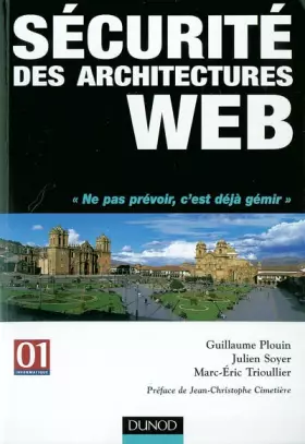 Couverture du produit · Sécurité des architectures web