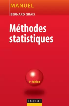 Couverture du produit · Méthodes statistiques