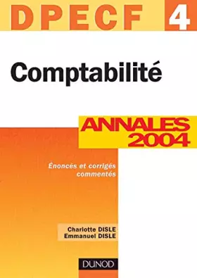 Couverture du produit · DPECF, numéro 4 : Comptabilité