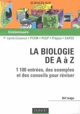 Couverture du produit · Biologie de A à Z
