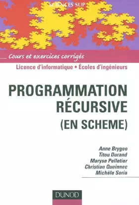 Couverture du produit · Programmation récursive (en scheme)