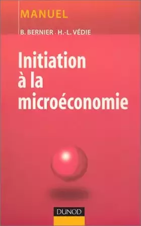 Couverture du produit · Initiation à la microéconomie