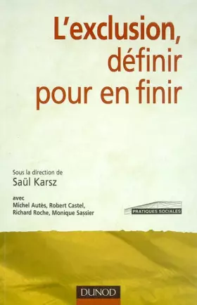 Couverture du produit · L'Exclusion : Définir pour en finir