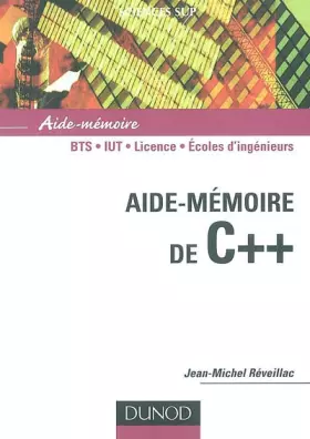 Couverture du produit · Aide-Mémoire de C++