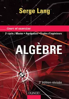 Couverture du produit · Algèbre : Cours et exercices