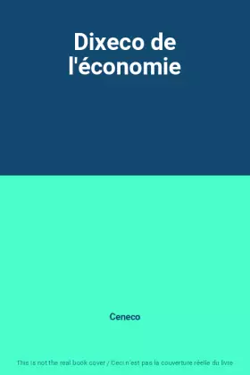 Couverture du produit · Dixeco de l'économie