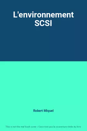 Couverture du produit · L'environnement SCSI