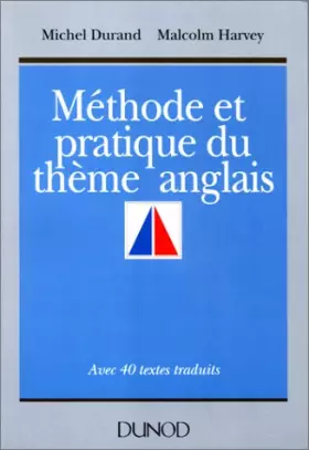 Couverture du produit · Méthode et pratique du thème anglais