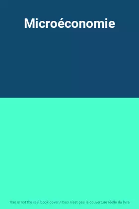 Couverture du produit · Microéconomie