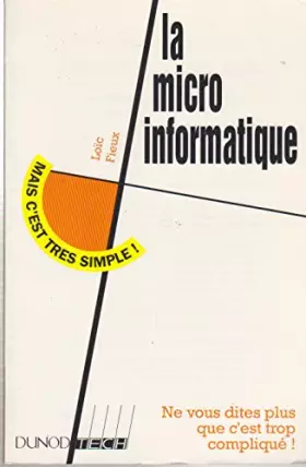 Couverture du produit · La micro informatique