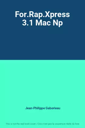 Couverture du produit · For.Rap.Xpress 3.1 Mac Np