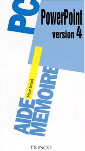 Couverture du produit · Aide-mémoire Powerpoint 4 pour Windows