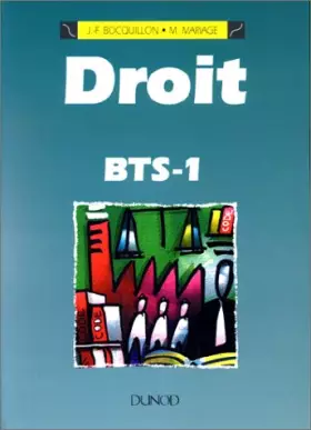 Couverture du produit · Droit, BTS 1