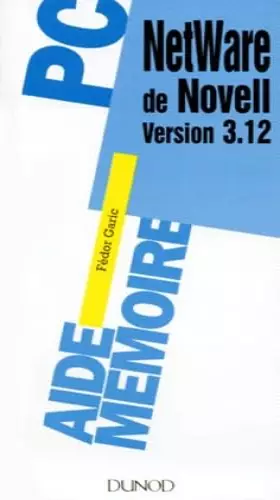 Couverture du produit · NetWare de Novell, version 3.12