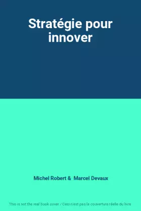 Couverture du produit · Stratégie pour innover