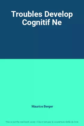 Couverture du produit · Troubles Develop Cognitif Ne