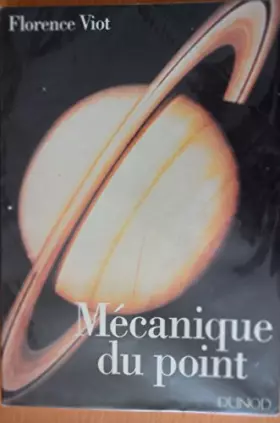 Couverture du produit · Mécanique du point: Cours et problèmes résolus