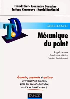 Couverture du produit · TD de Mécanique du point