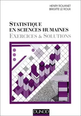 Couverture du produit · STATISTIQUE EN SCIENCES HUMAINES