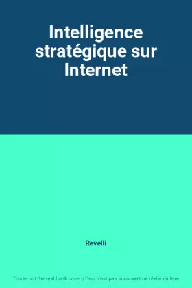 Couverture du produit · Intelligence stratégique sur Internet