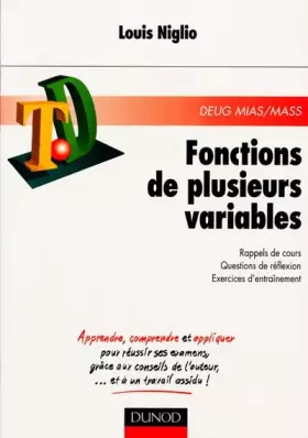 Couverture du produit · TD fonction de plusieurs variables