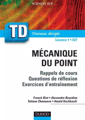 Couverture du produit · TD de mécanique du point