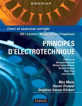 Couverture du produit · Principes d'électrotechnique - Cours et exercices corrigés