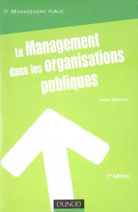 Couverture du produit · Le management dans les organisations publiques