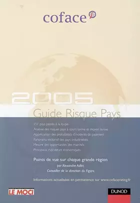 Couverture du produit · Guide Risque : L'état de santé de 151 pays