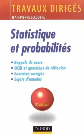Couverture du produit · Statistique et probabilités