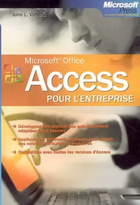 Couverture du produit · Access pour l'entreprise