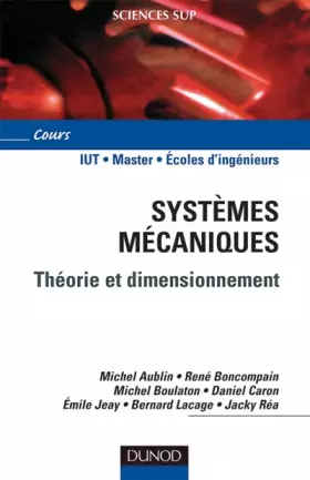 Couverture du produit · Systèmes mécaniques - Théorie et dimensionnement