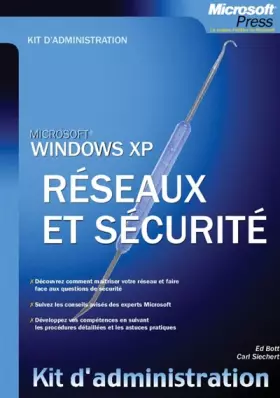 Couverture du produit · Windows XP: Réseaux et sécurité