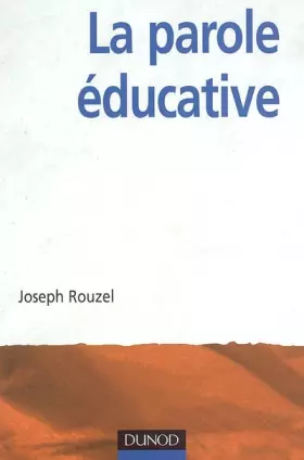 Couverture du produit · La parole éducative