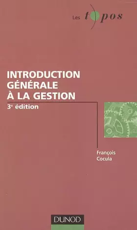 Couverture du produit · Introduction générale à la gestion